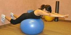 Chiropractic Alexandria VA Woman On Ball